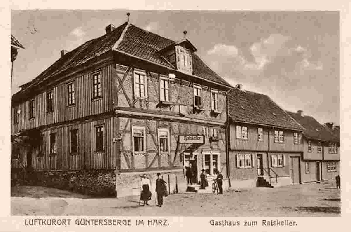 Güntersberge. Gasthaus zum Ratskeller, 1926