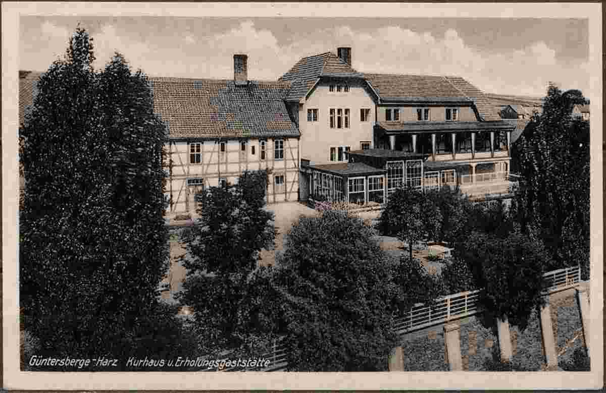 Güntersberge. Kurhaus und Erholungs Gaststätte, 1951