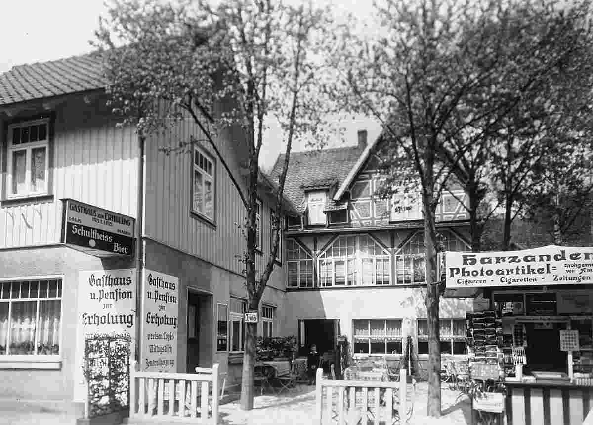 Güntersberge. Zur Erholung, Hauptstraße, 20, um 1935