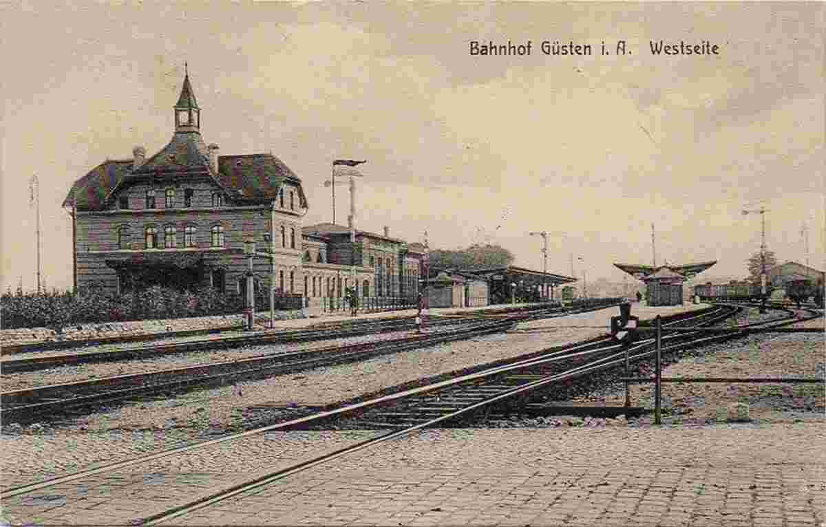 Güsten. Bahnhof, 1911