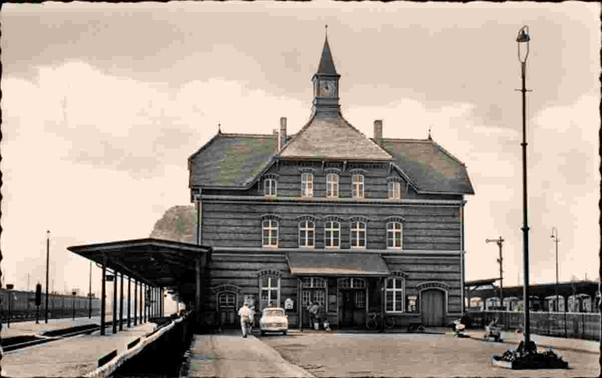 Güsten. Bahnhof, 1962