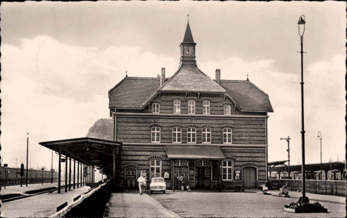 Güsten. Bahnhof, 1962