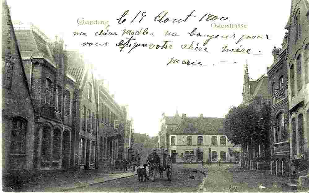 Garding. Osterstraße, 1900