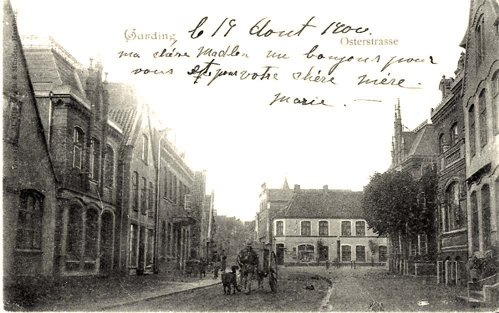 Garding. Osterstraße, 1900