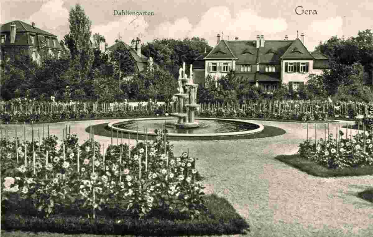 Gera. Dahliengarten, 1928