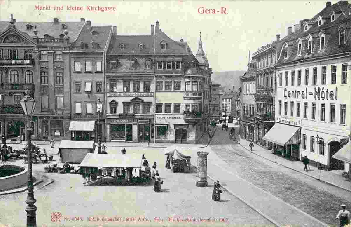 Gera. Markt, 1907