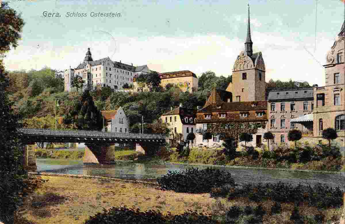 Gera. Schloss Osterstein, 1909