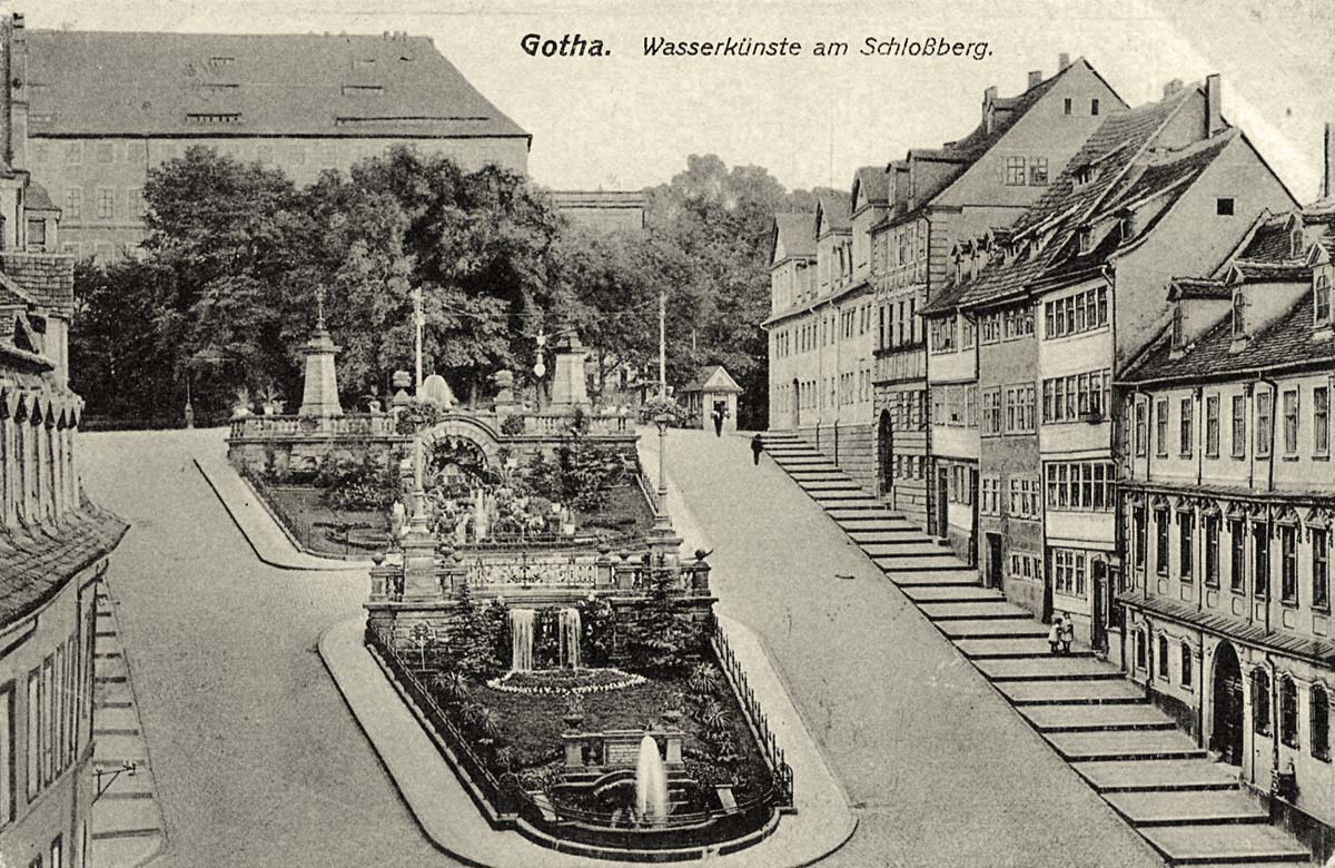 Gotha. Wasserkünste am Schlossberg