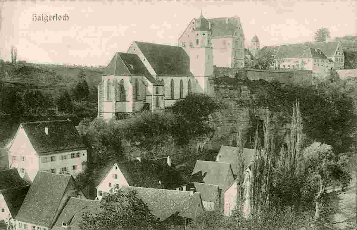 Haigerloch. Teilansicht, 1908