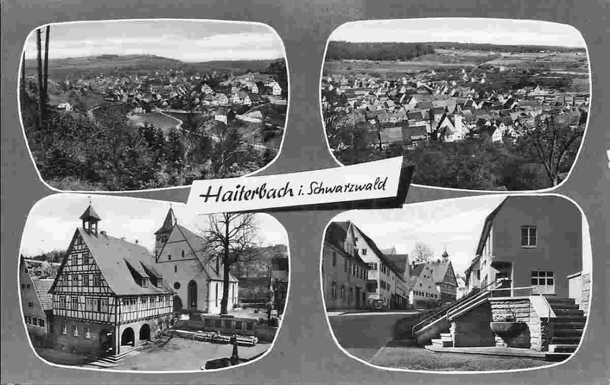 Haiterbach. Panorama der Stadt