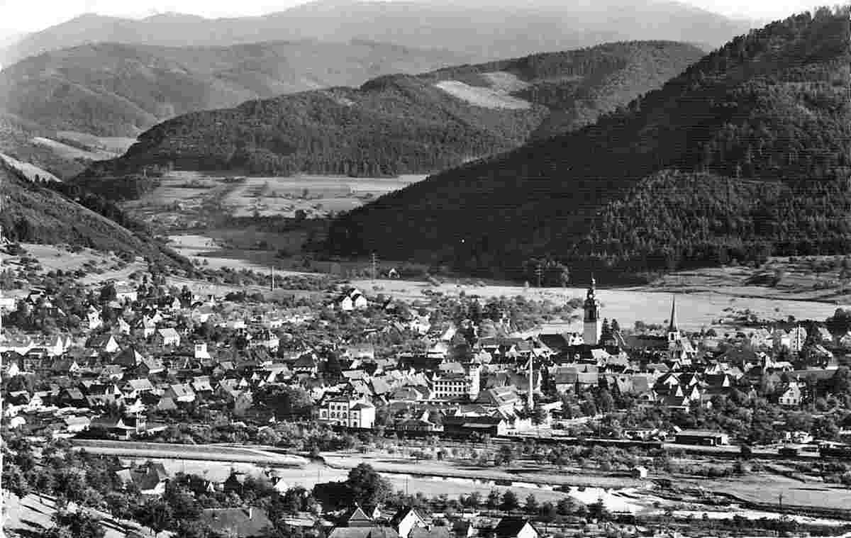 Haslach. Panorama der Stadt
