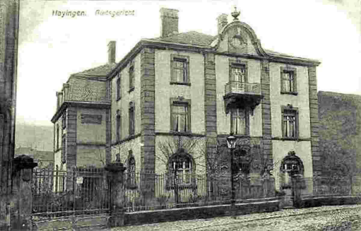 Hayingen. Amtsgericht, um 1910