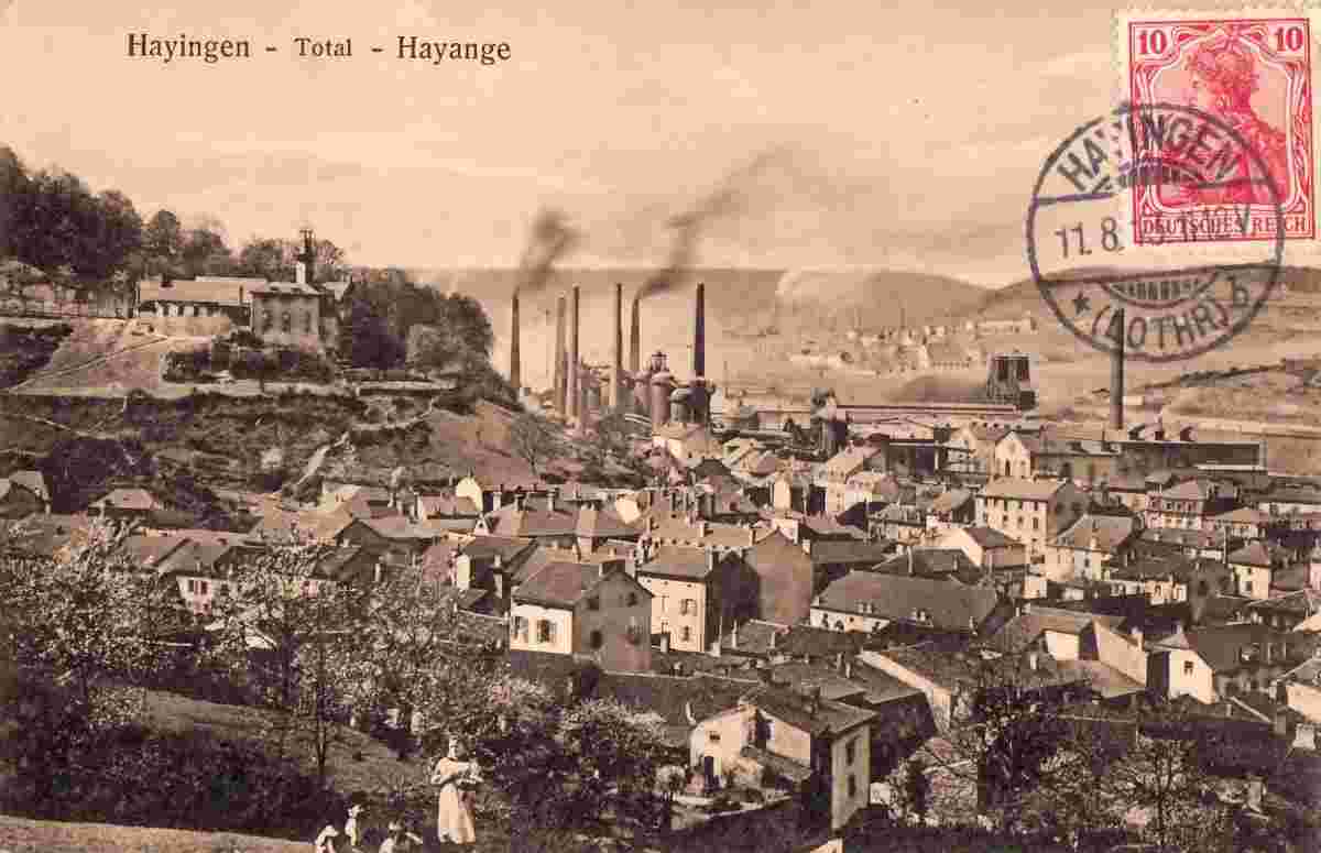 Hayingen. Totalansicht, 1913