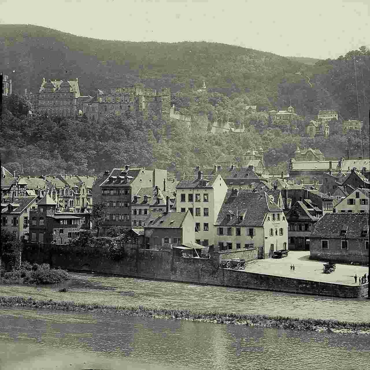 Heidelberg. Am fluss Neckar, 1906
