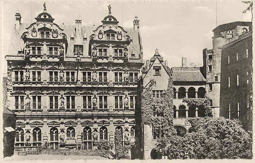 Schloß Heidelberg, der Friedrichsbau