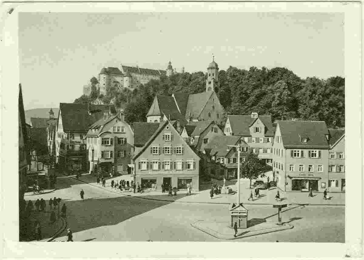 Heidenheim an der Brenz. Eugen Jäckle Platz, 1938