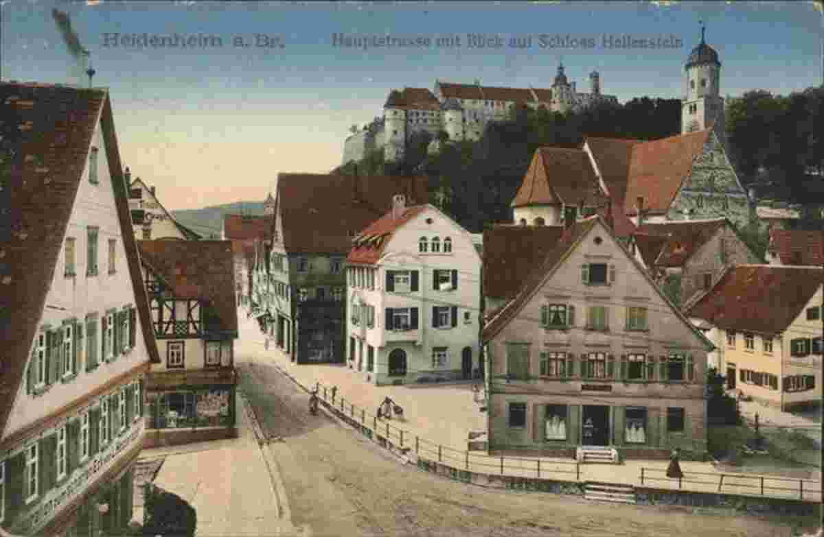Heidenheim an der Brenz. Hauptstraße bis 1920