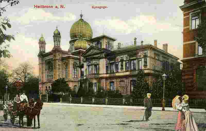 Heilbronn. Alte Synagoge in 1900's