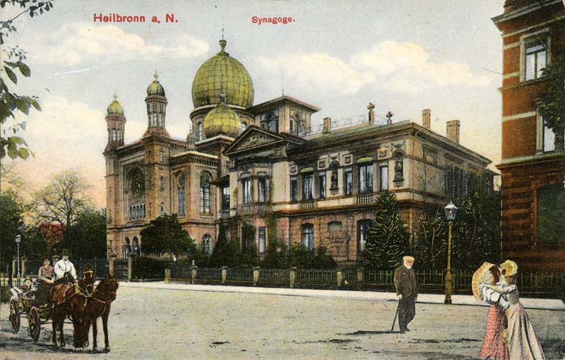Heilbronn. Synagoge in 1900's