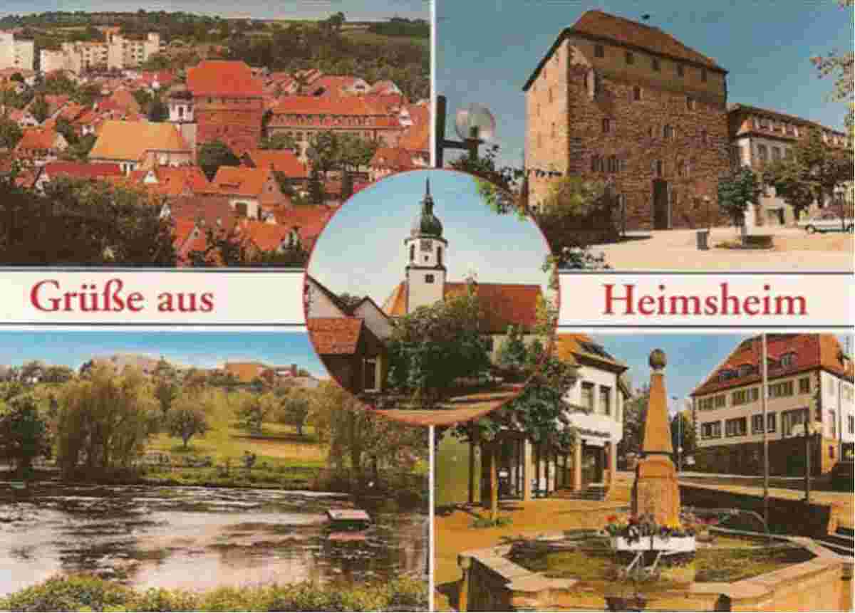 Heimsheim. Panorama der Stadt