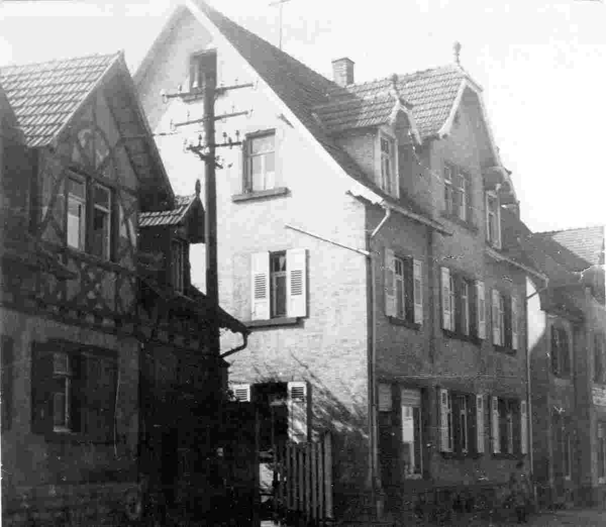 Hemsbach. Haus Hermann Reidel, Bachgasse 59