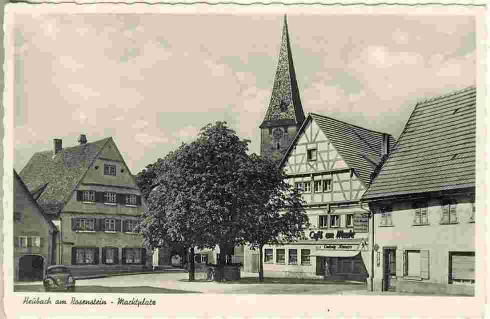 Heubach. Marktplatz, 1960