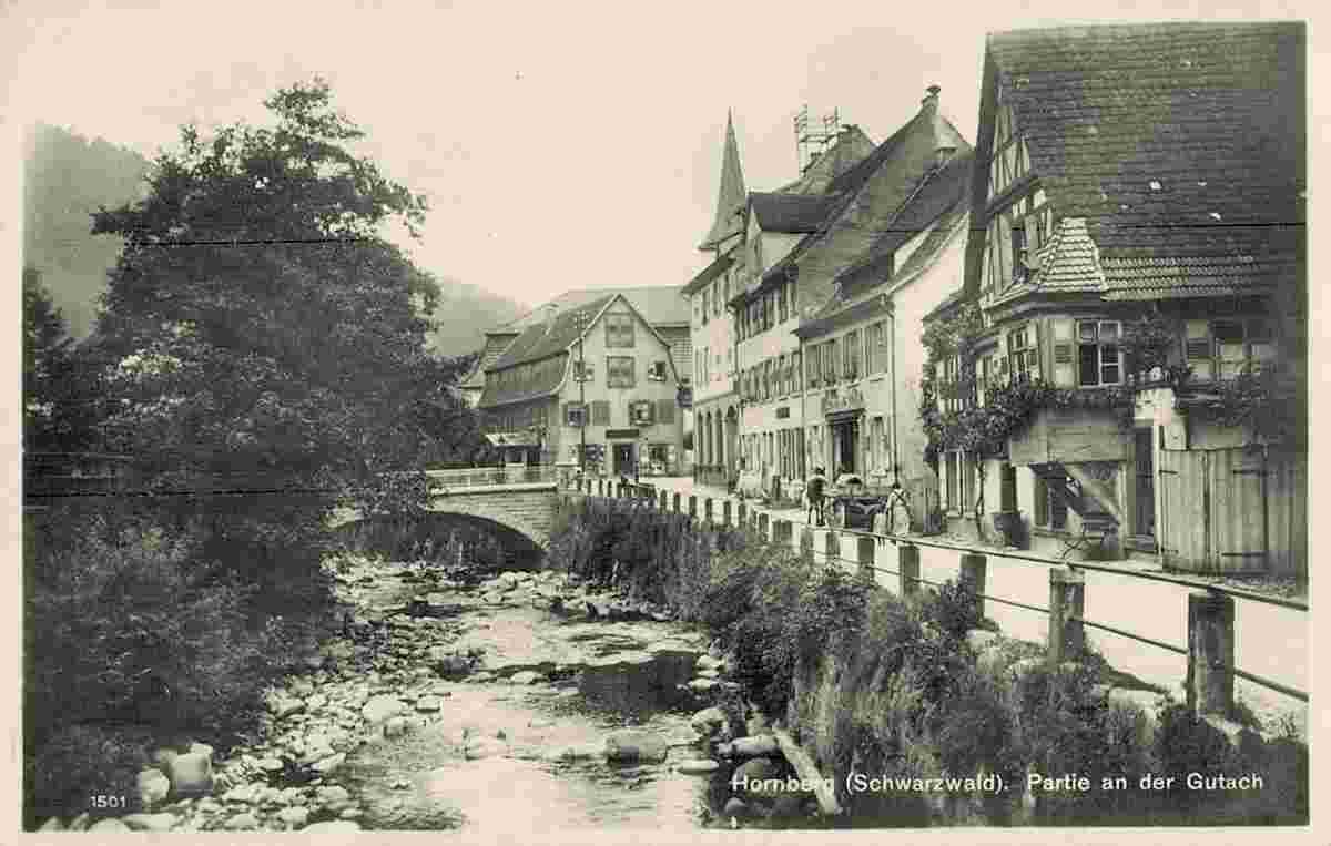 Hornberg. Partie an der Gutach, 1927