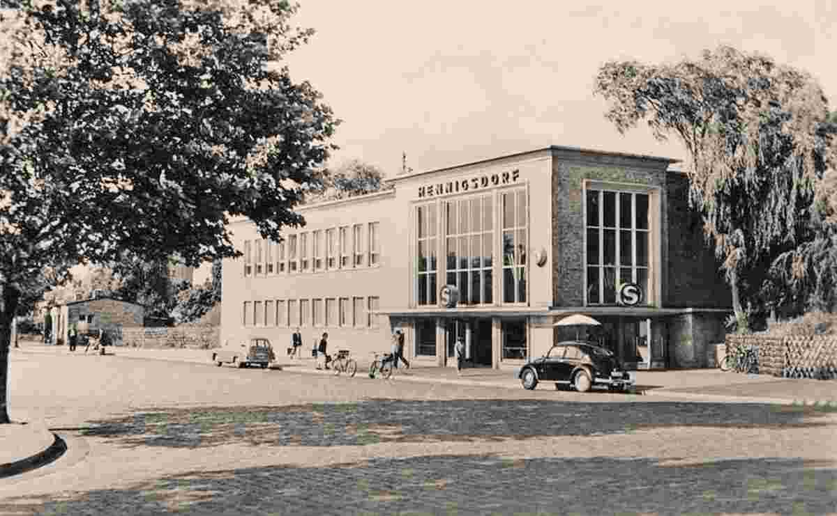 Hennigsdorf. Bahnhof, 1960