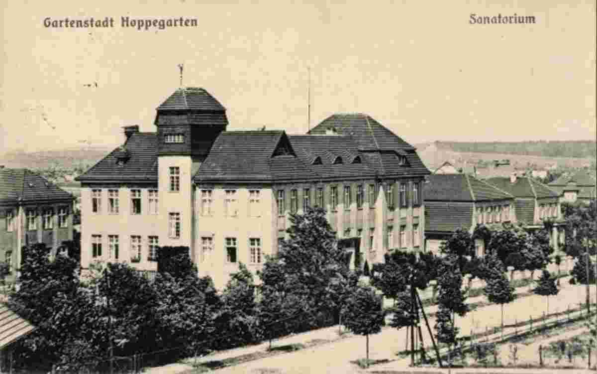 Hoppegarten. Gartenstadt, Sanatorium, 1916