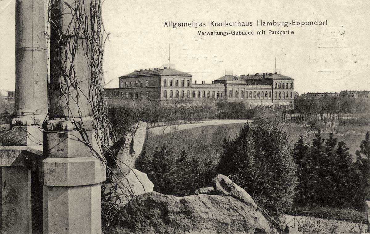 Hamburg. Allgemeines Krankenhaus Hamburg-Eppendorf, 1912
