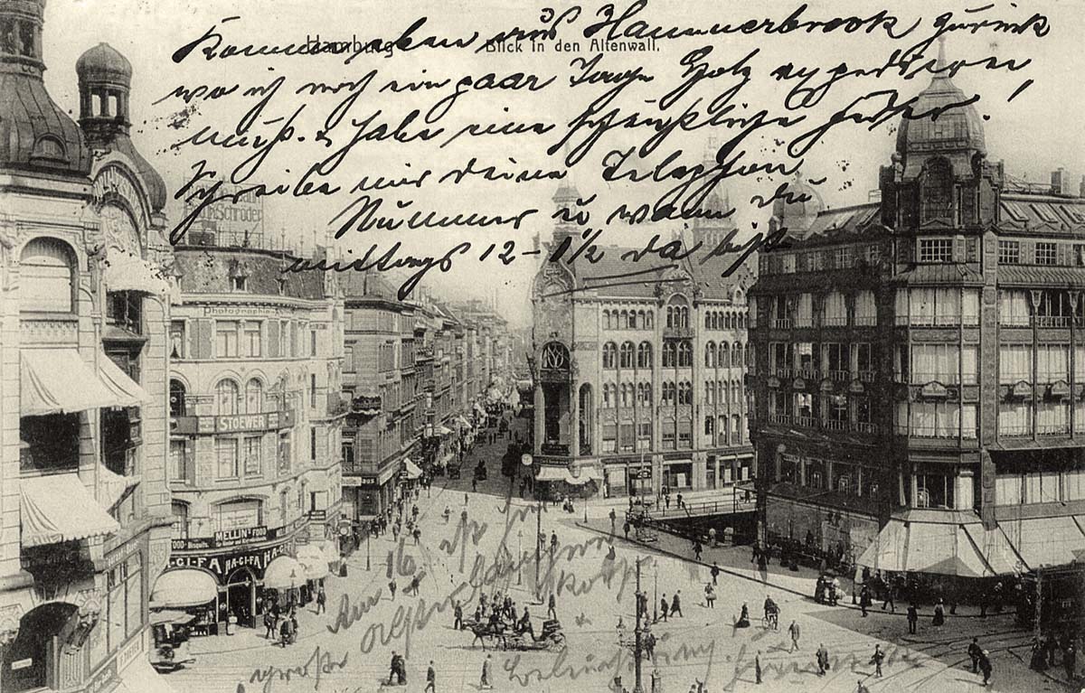 Hamburg. Altenwall, 1912