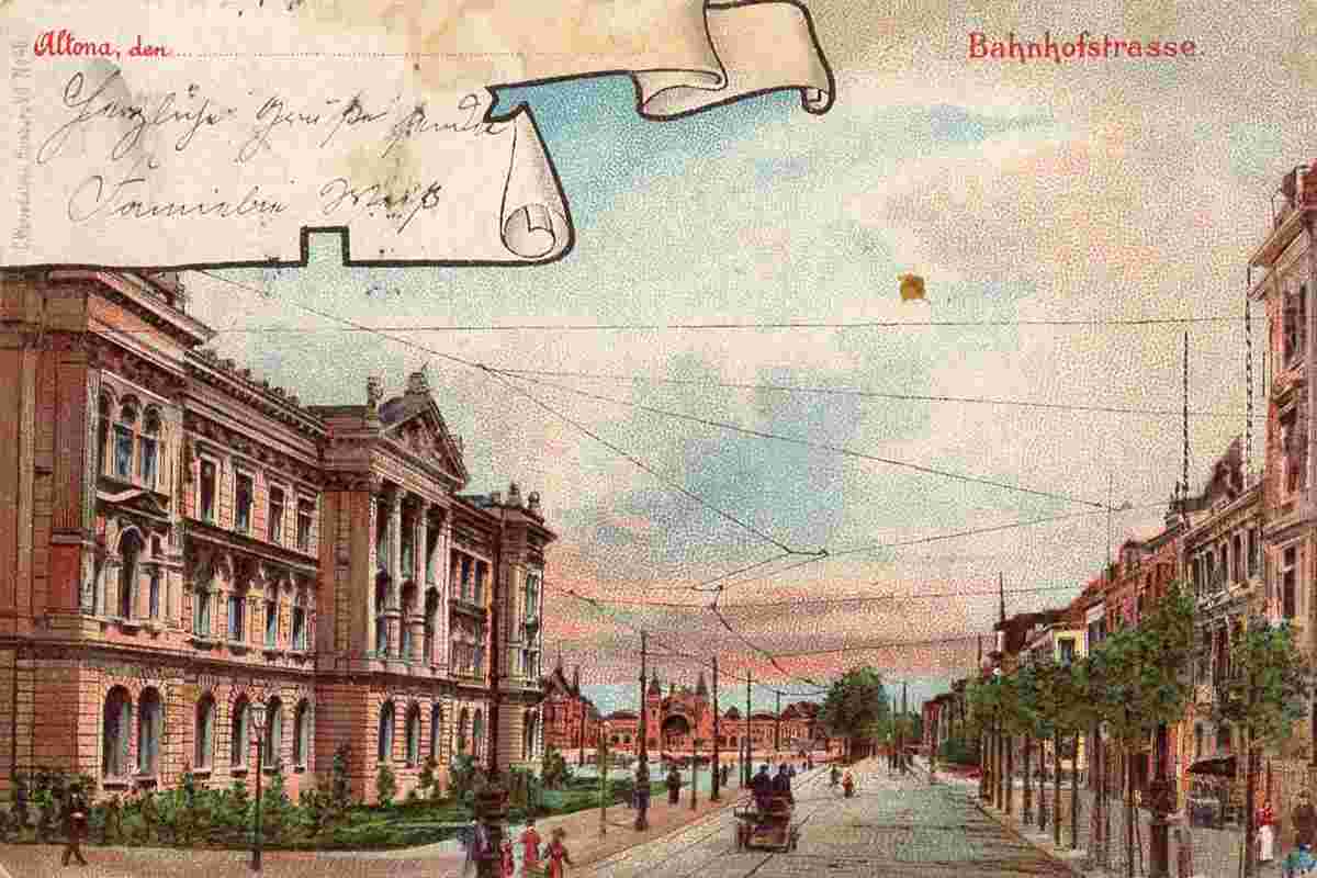 Altona. Bahnhofstraße, 1901