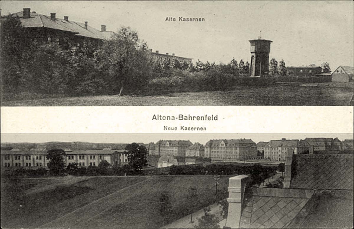 Hamburg. Altona - Kasernen