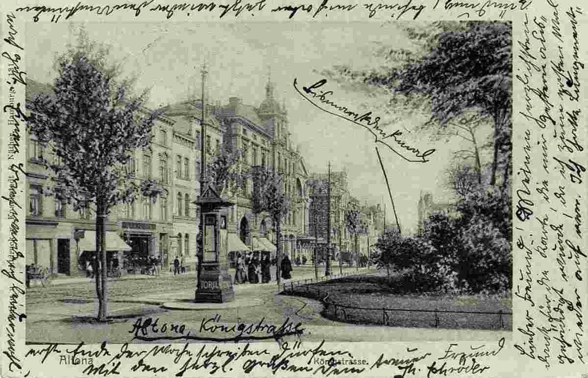 Altona. Königstraße, 1904