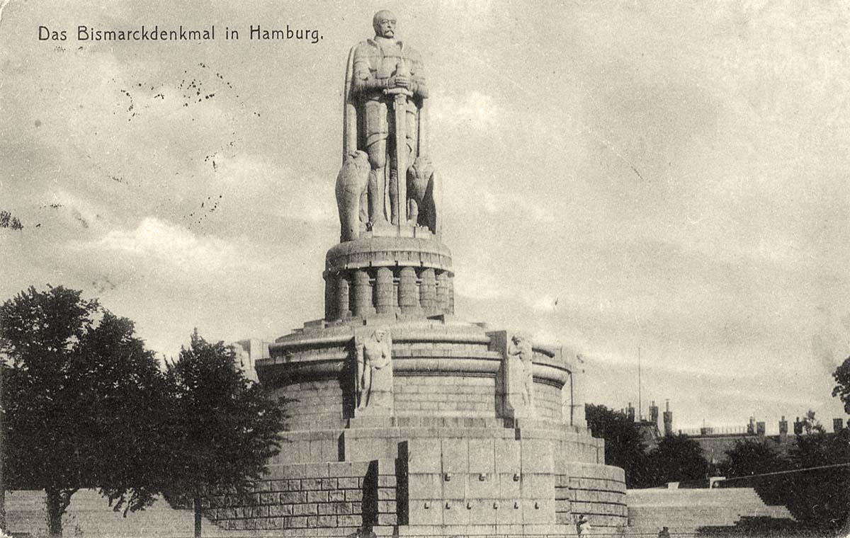 Hamburg. Bismarckdenkmal