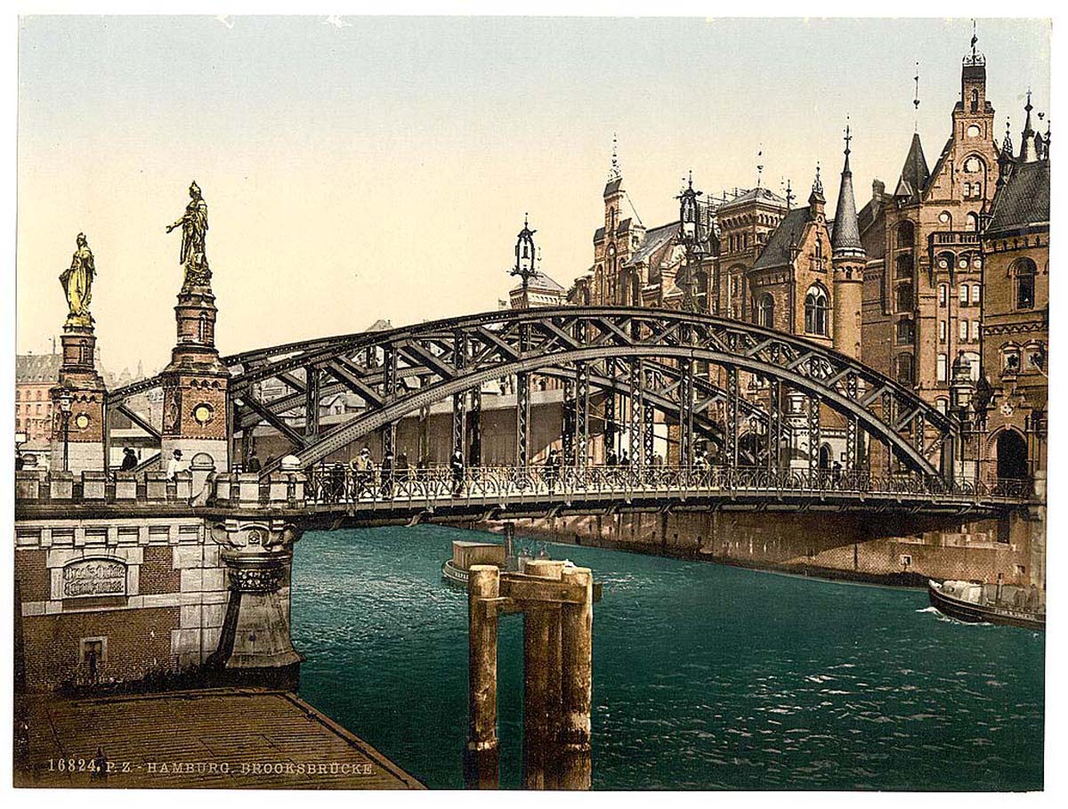 Hamburg. Brooksbrücke
