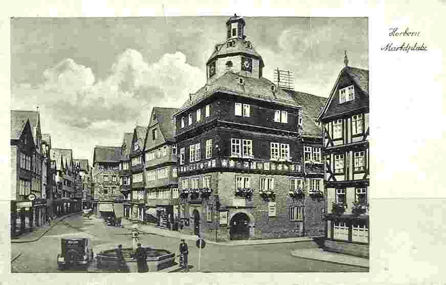 Herborn. Marktplatz, 1943