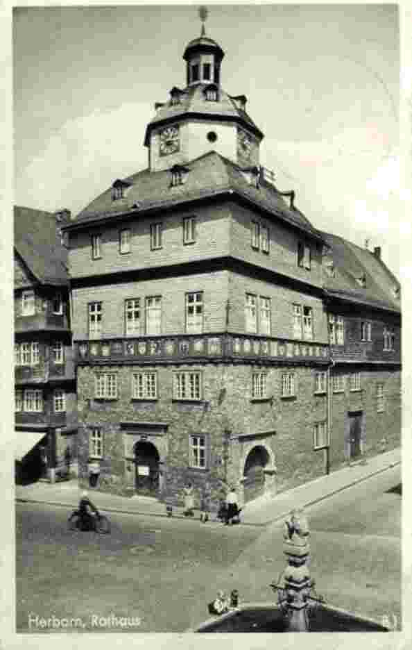 Herborn. Rathaus, um 1955
