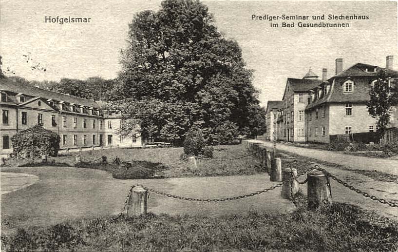 Hofgeismar. Predigerseminar und Siechenhaus im Bad Gesundbrunnen, 1918