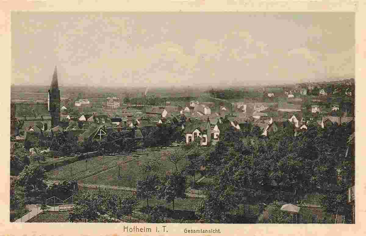 Hofheim am Taunus. Panorama der Stadt