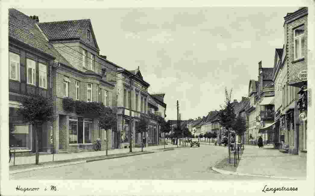 Hagenow. Lange Straße, 1938