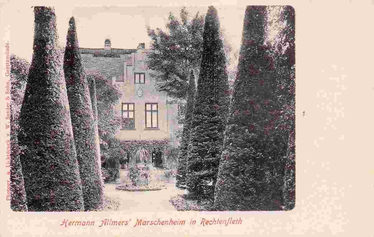 Hagen im Bremischen. Rechtenfleth - Hermann Allmers Marschenheim, 1908