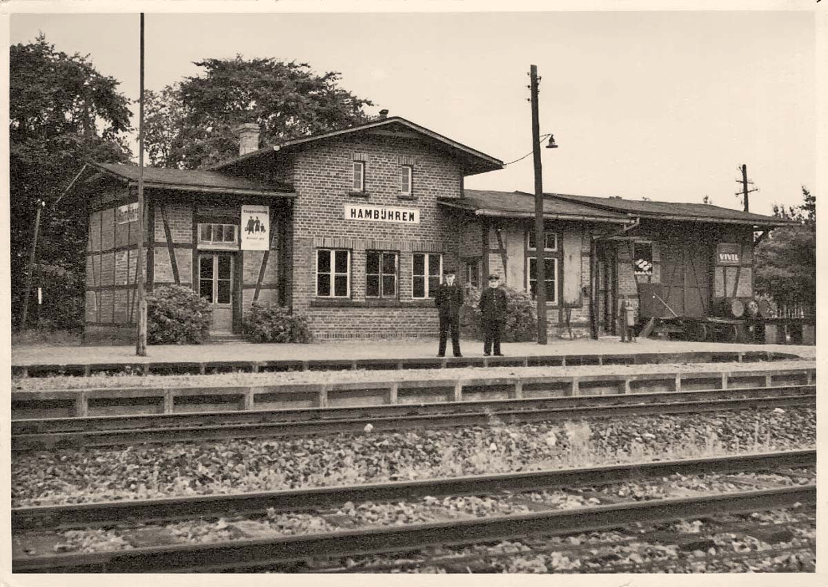 Hambühren. Bahnhof