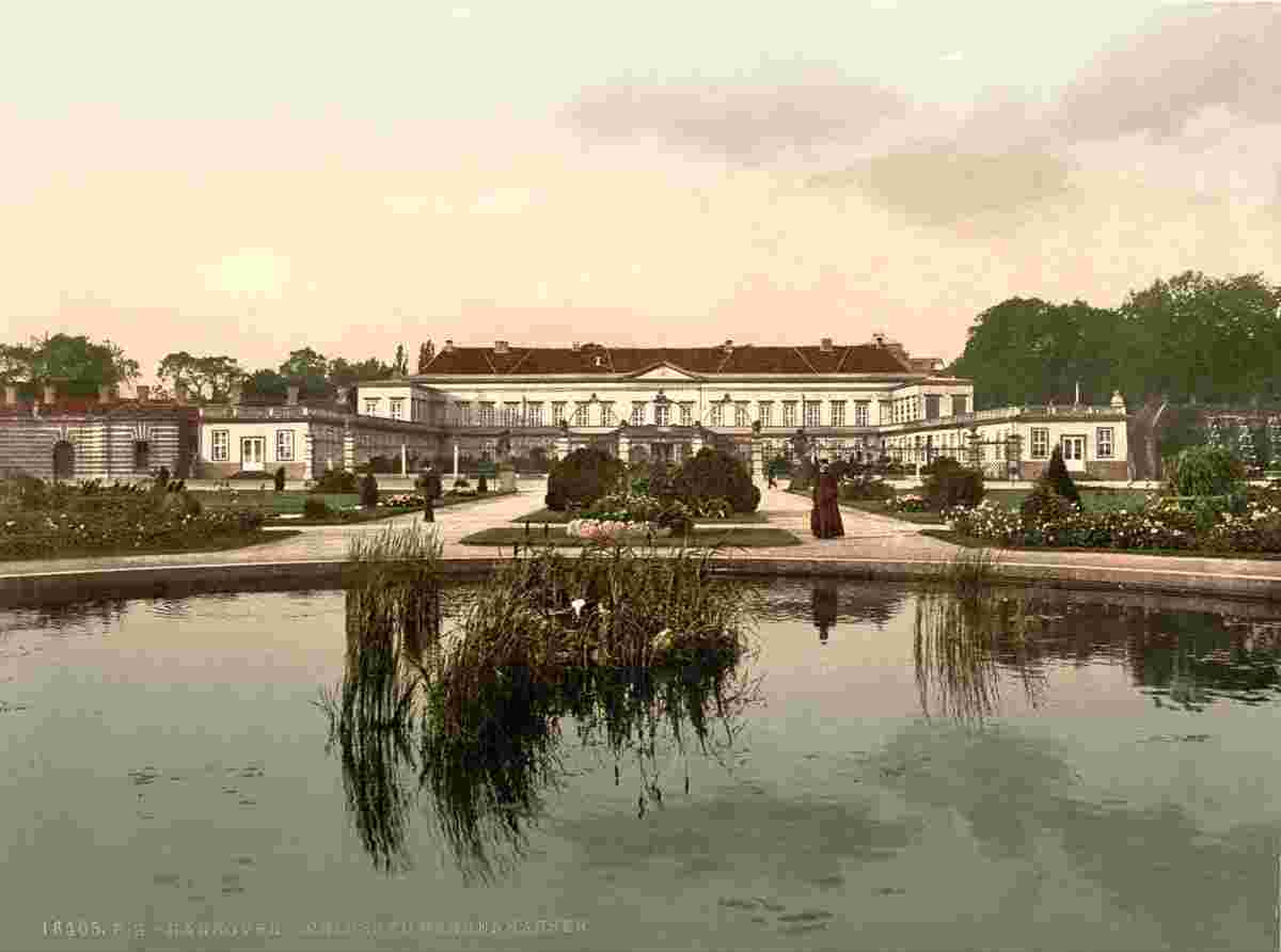 Hannover. Schloß zu Herrenhausen, um 1900