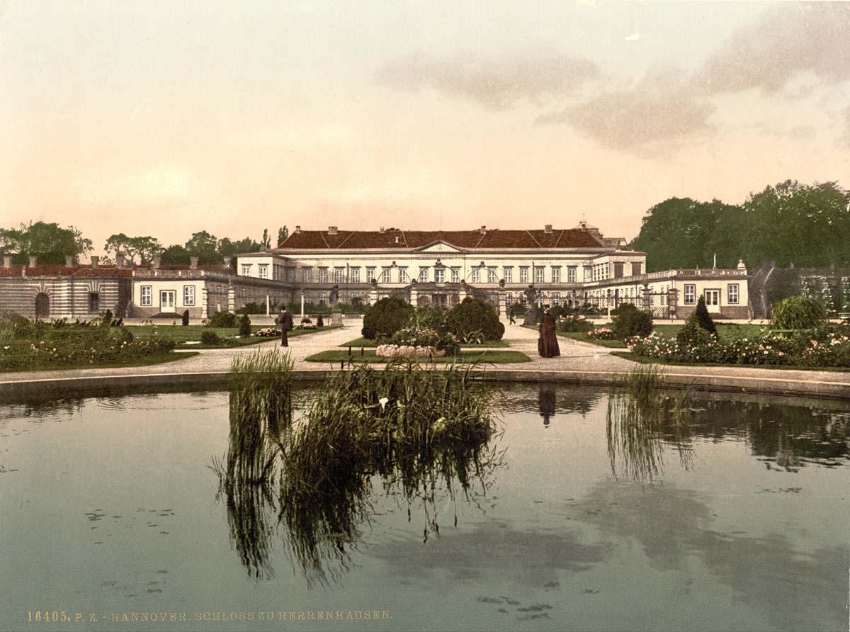 Hannover. Schloß zu Herrenhausen, um 1900