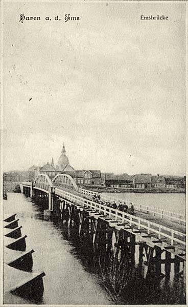 Haren (Ems). Emsbrücke, 1913