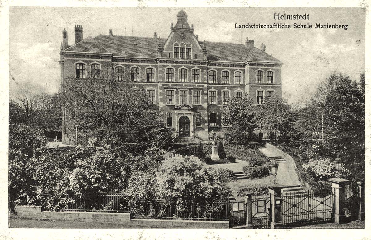Helmstedt. Landwirtschaftliche Schule Marienburg, 1921