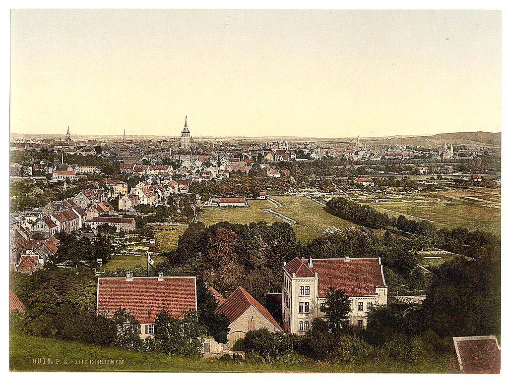 Hildesheim. Panorama der Stadt
