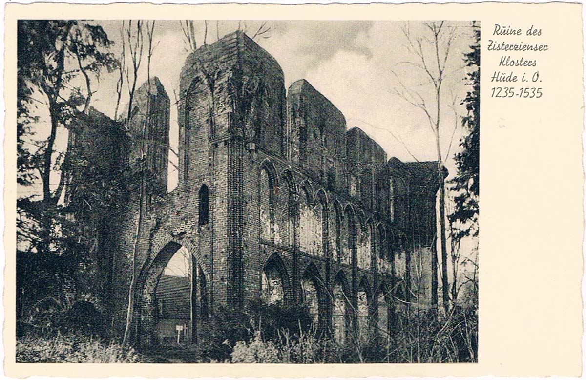 Hude (Oldenburg). Ruine des Zisterzienserklosters (1235-1535)