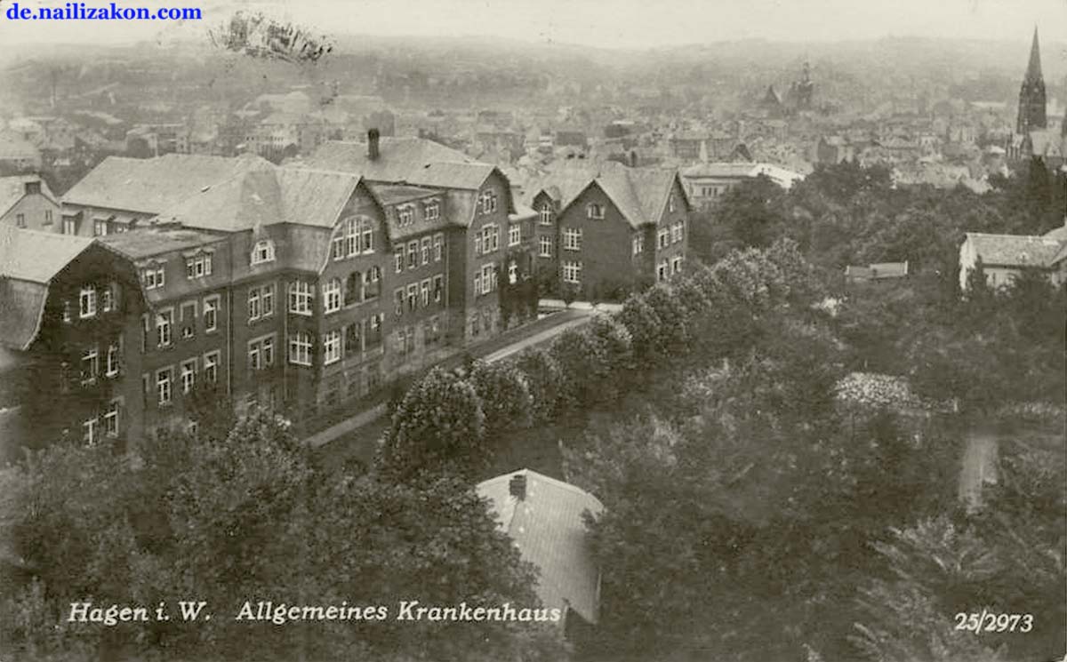 Hagen. Allgemeines Krankenhaus, 1926